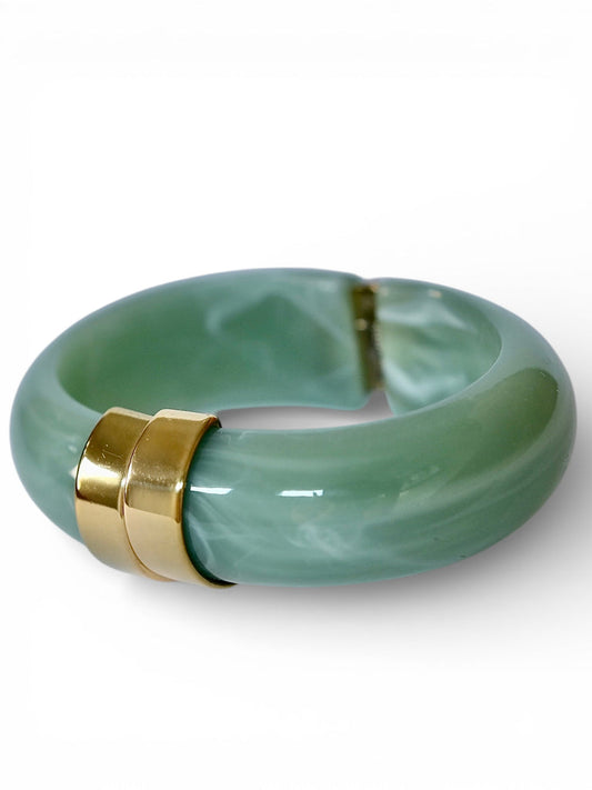 Jade Mood Catcher Cuff Bracelets