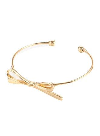 Tangled Bow Cuff Bracelet