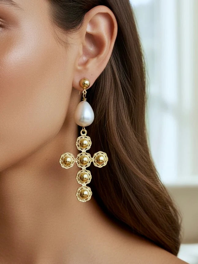 Holy Chic Pearl Drop Earrings