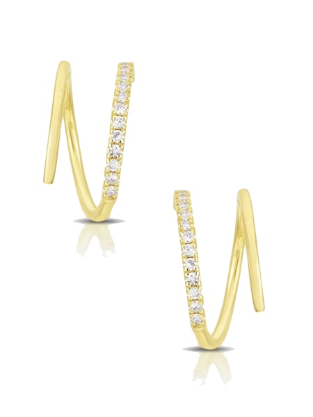 On Point Pave Earrings