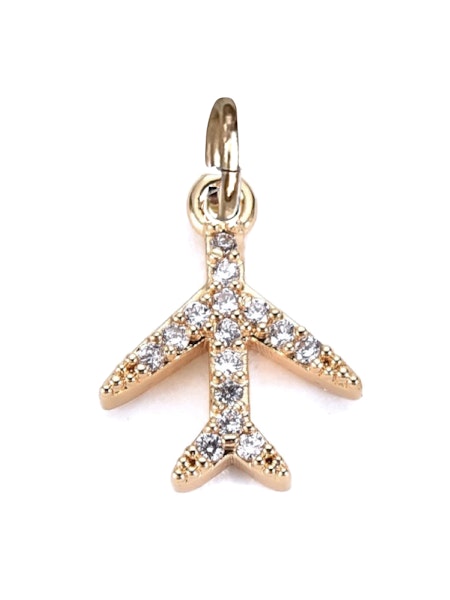 Jet Setter Airplane Charm