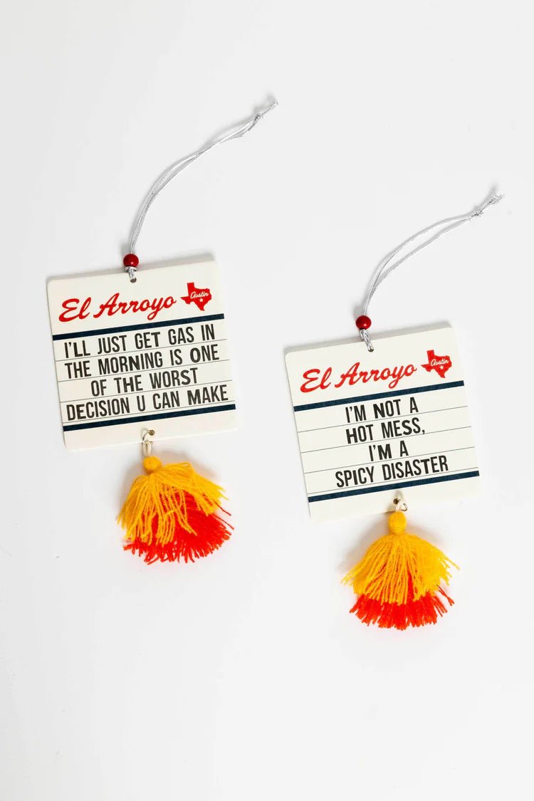 Marquee Car Freshener (2 Pack) - Spicy Disaster