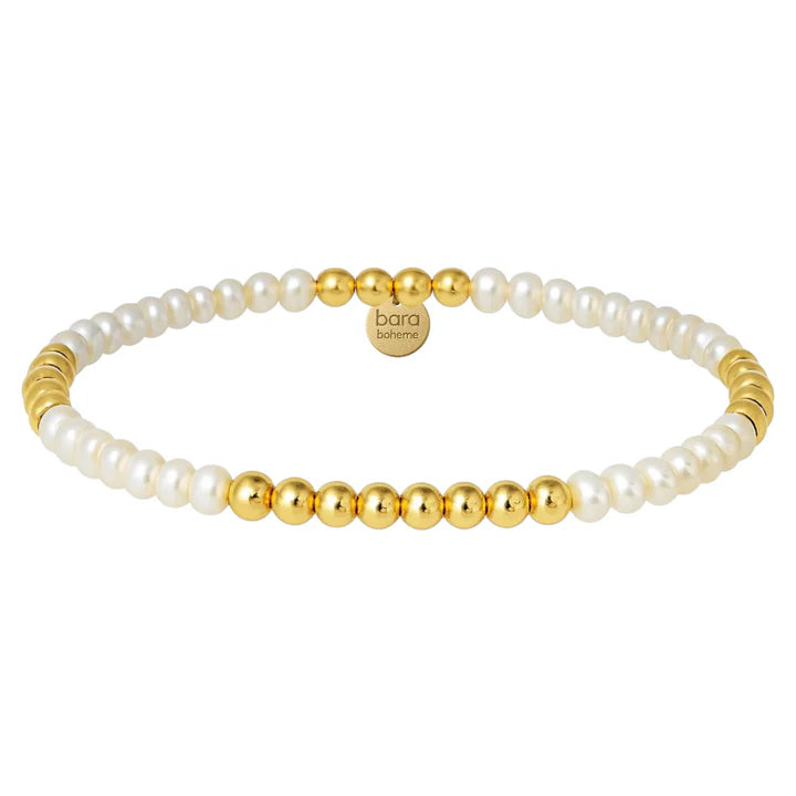 Anna 14K Gold Filled Beaded Bracelet – Ribbon Chix