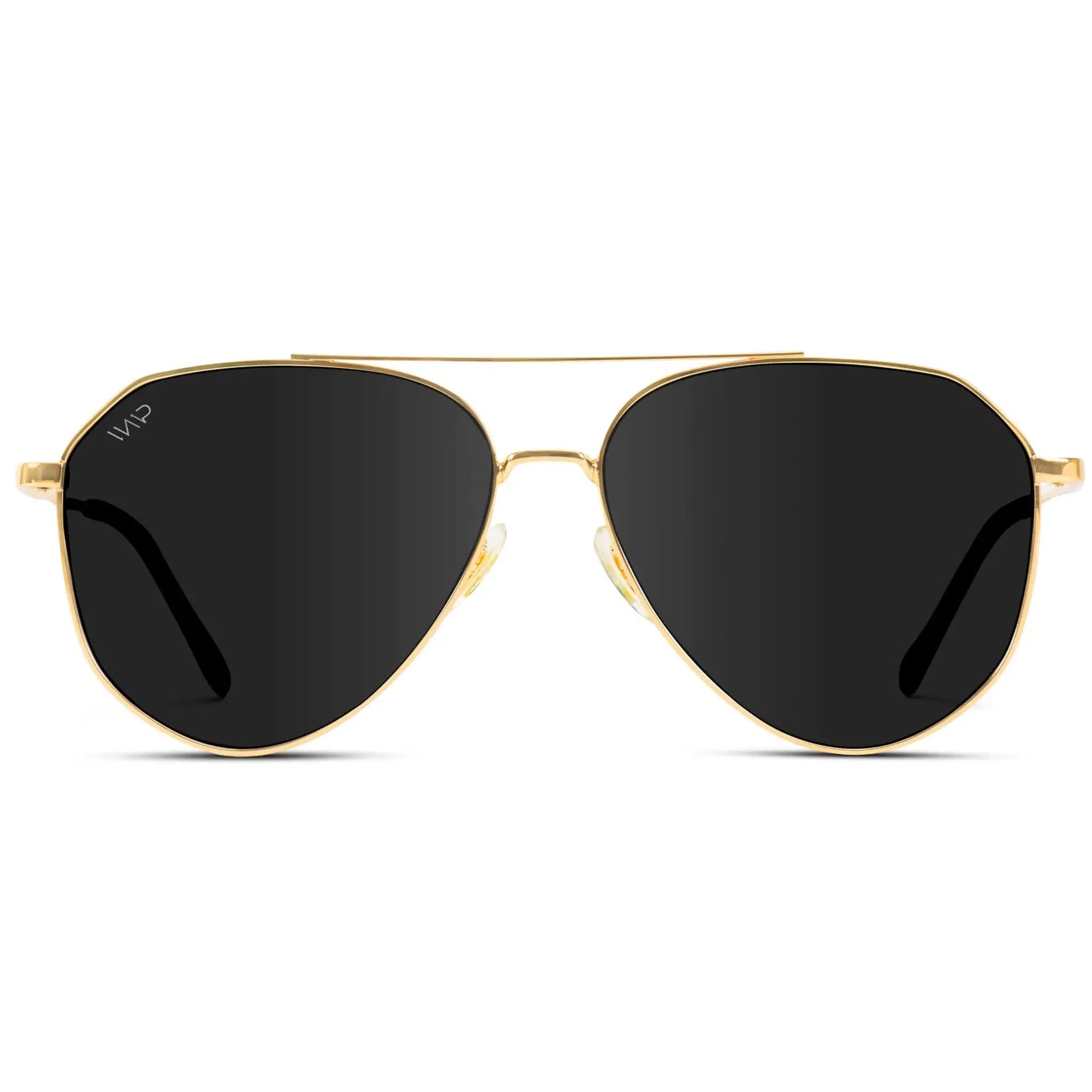 Ramsey Gold Frame / Black Lens Polarized Sunglasses