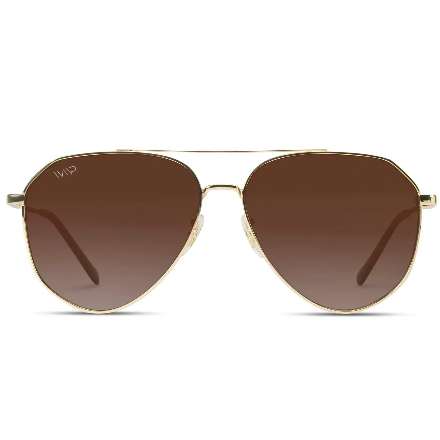 Ramsey Gold Frame/Brown Lens Polarized Sunglasses