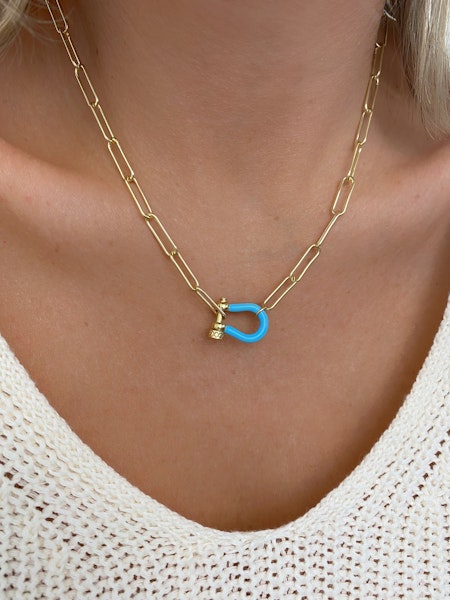 Funky Fresh Blue Necklace