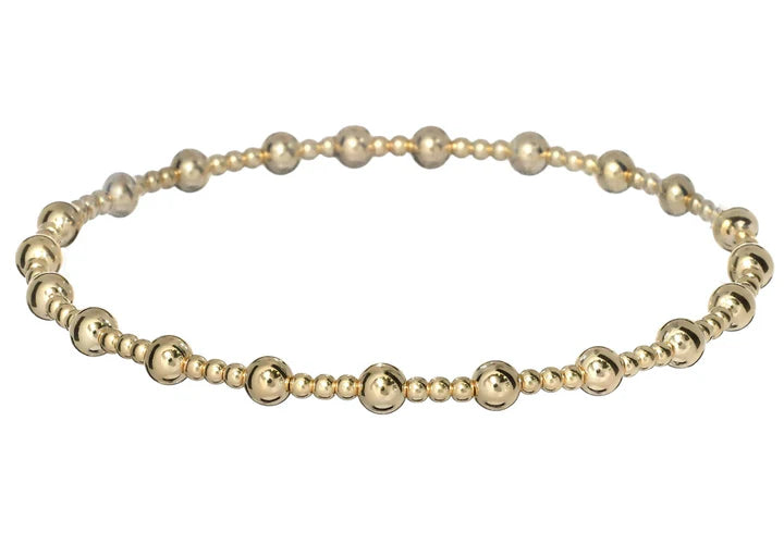 Angelina 14k Gold Filled Beaded Bracelet