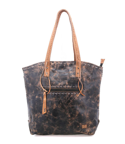 Barra II Black Lux Tan Rustic Handbag