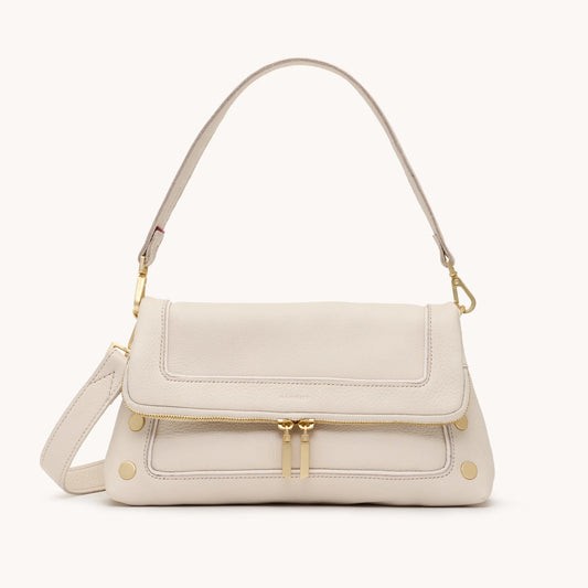 Beverly Med Catamaran Cream/Brushed Gold Handbag
