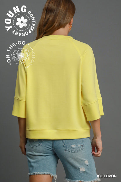 Classic Simplicity Ice Lemon Top