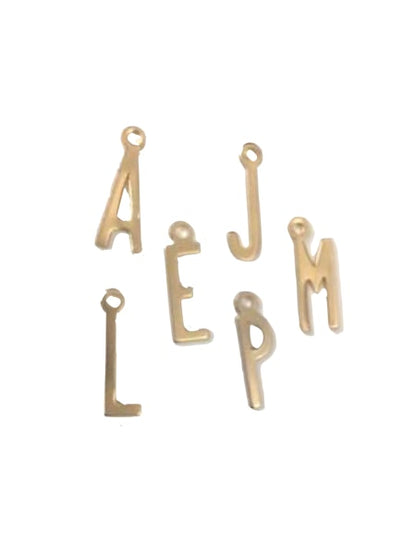 Plain Initial Letter Charm