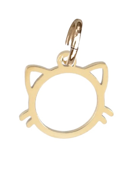 Cat Gold Charm