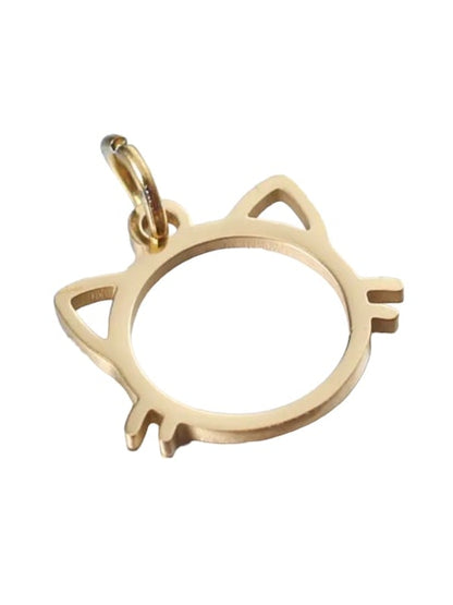 Cat Gold Charm