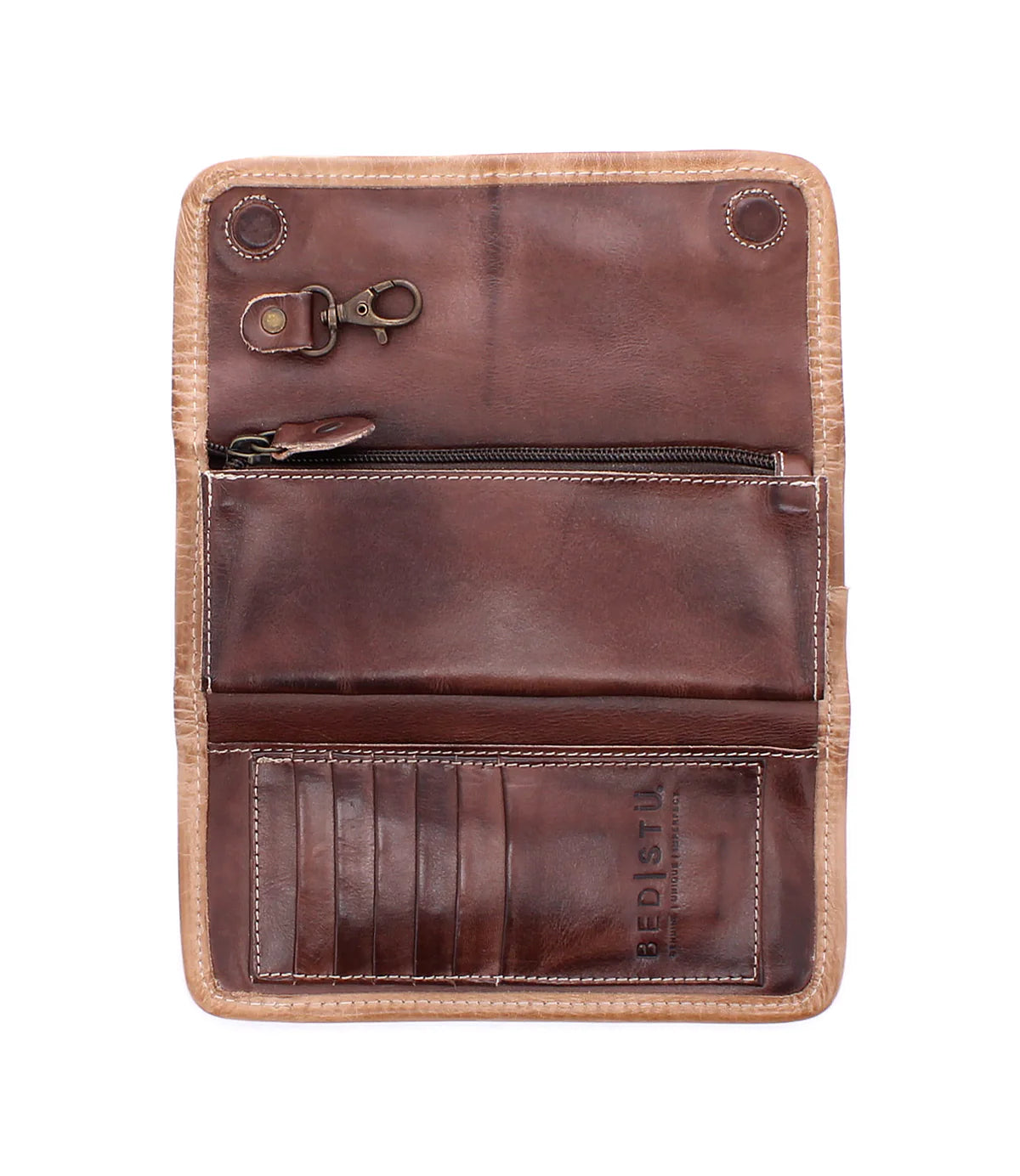 Canton Teak Oats Rustic Wallet