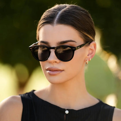 Tate Black Frame / Black Lens Polarized Sunglasses