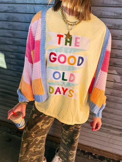 Good Old Days Banner Graphic Tee