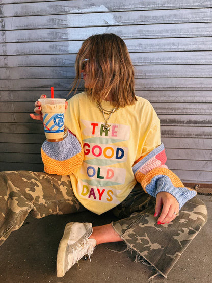 Good Old Days Banner Graphic Tee