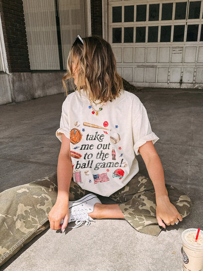 Out To The Ball Game Graphic Tee
