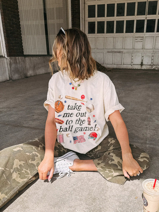 Out To The Ball Game Graphic Tee