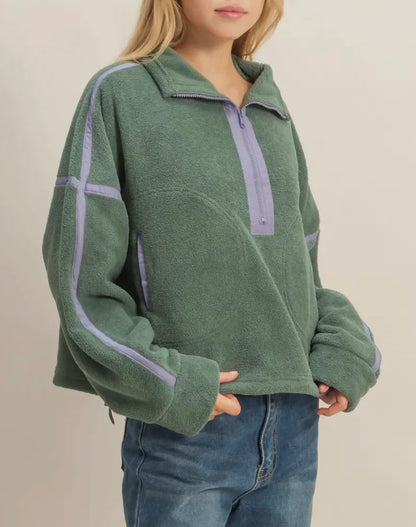 Keep It Cute Pistachio Pullover Top