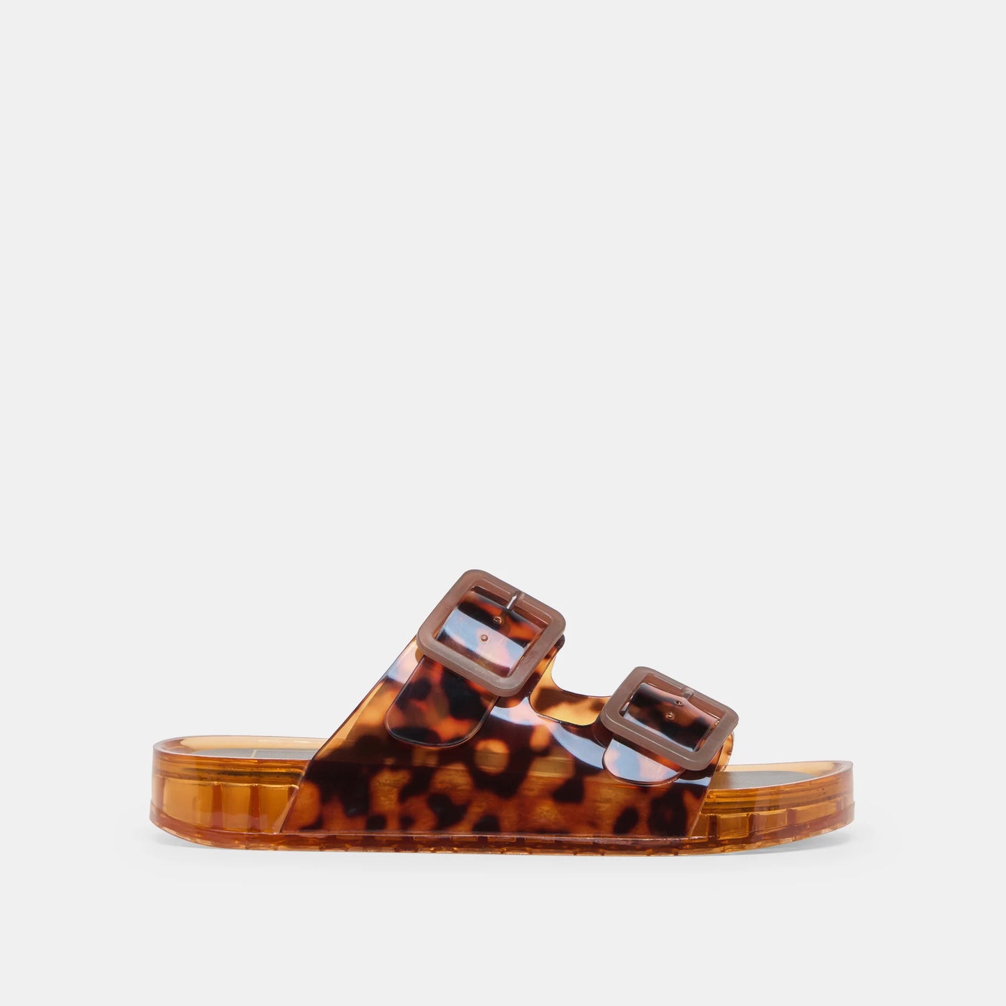Julio Tortoise Vinyl Sandals