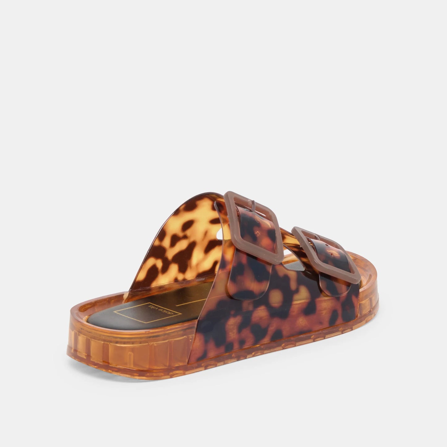 Julio Tortoise Vinyl Sandals