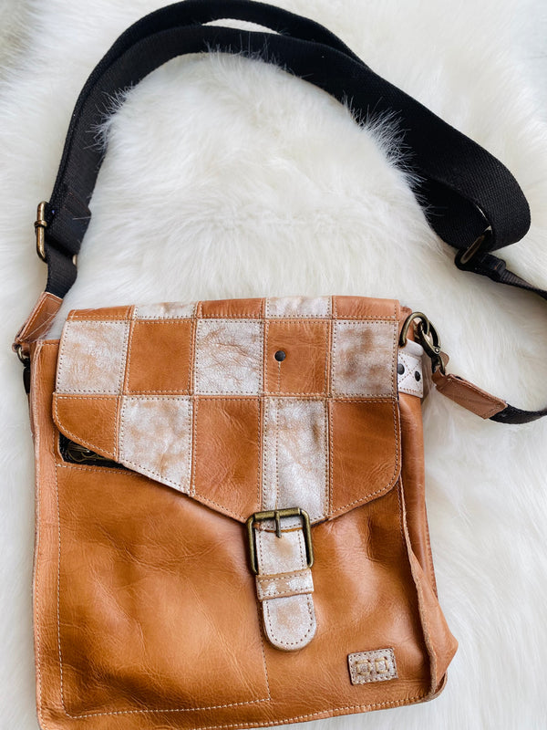 Venice Beach II Tan Rustic Nectar Lux Crossbody