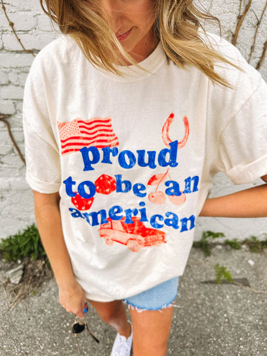 PRE-ORDER Proud to Be American Graphic Tee