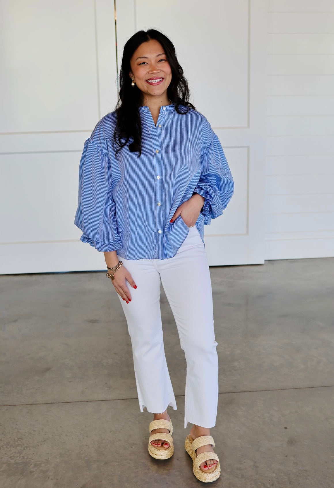 Just as I Said Blue Top