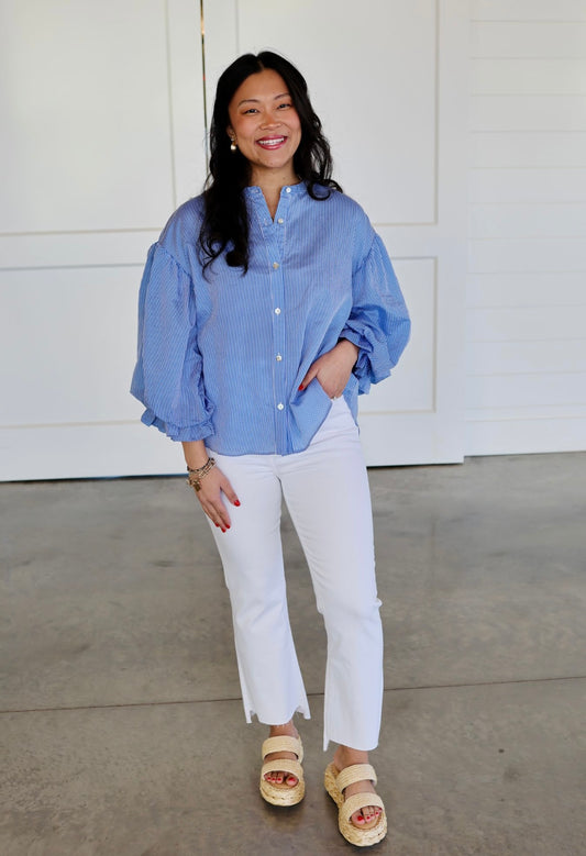 Just as I Said Blue Top