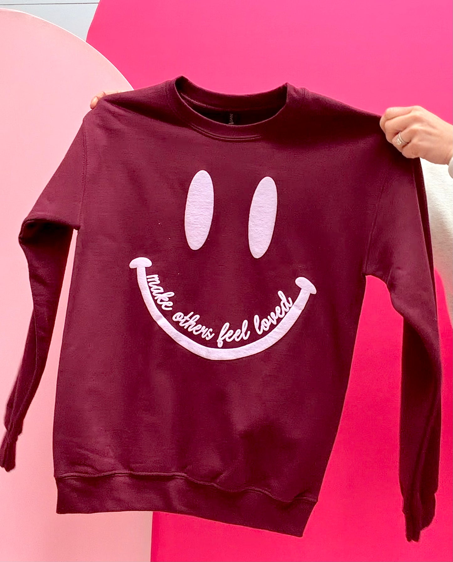 Make Others Feel Loved Smiley Sweatshirt
