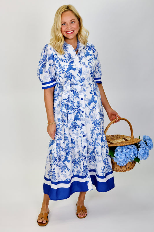 Oriental Bloom Dress