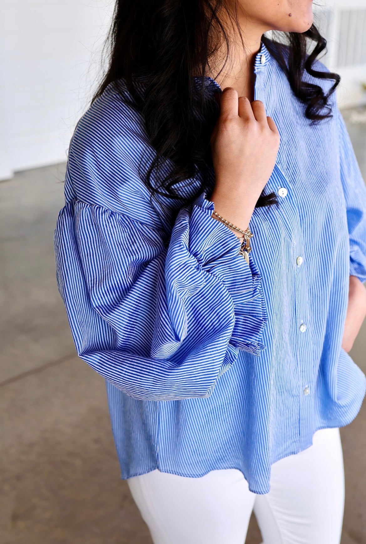 Just as I Said Blue Top