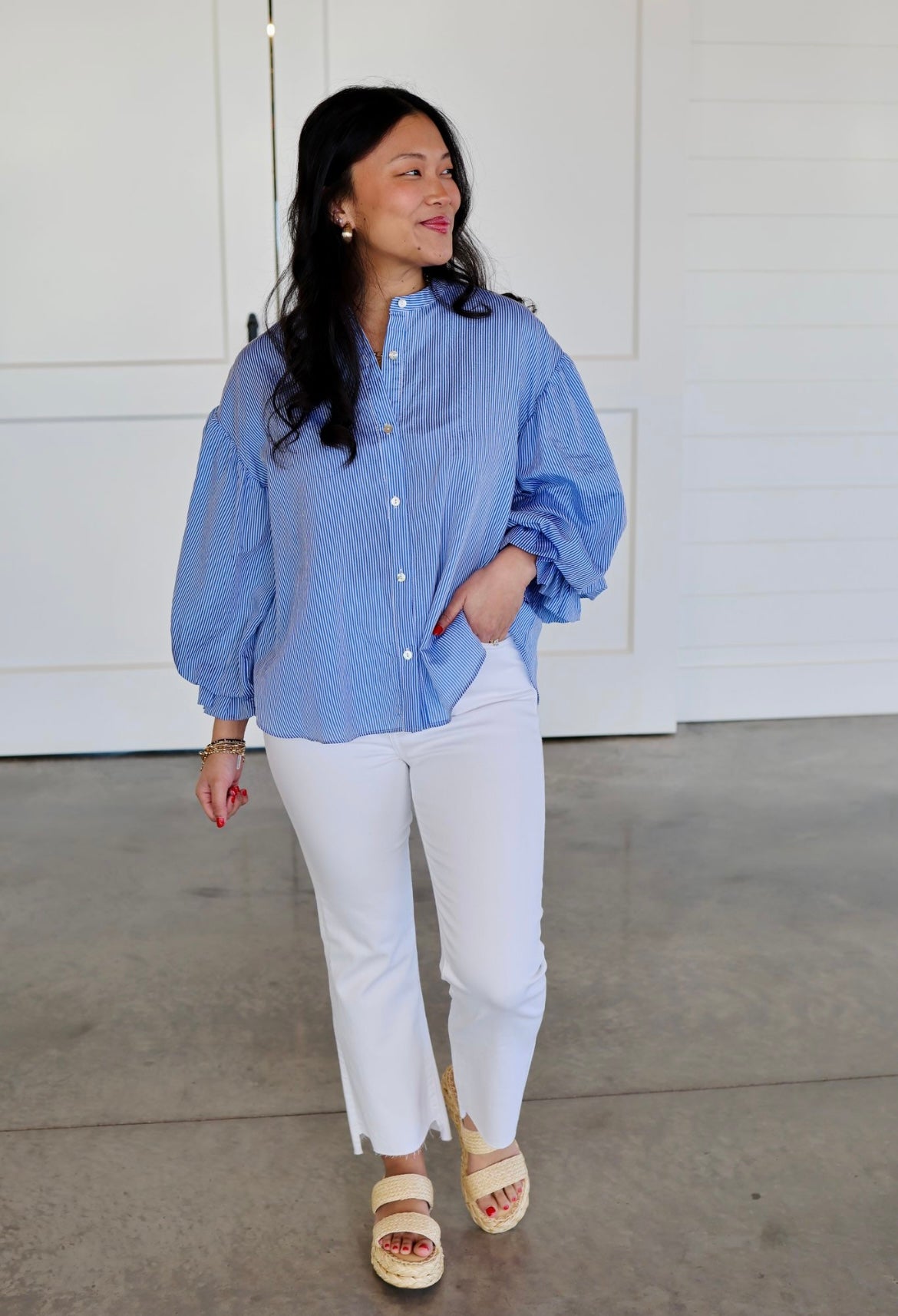 Just as I Said Blue Top