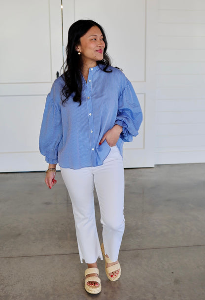 Just as I Said Blue Top