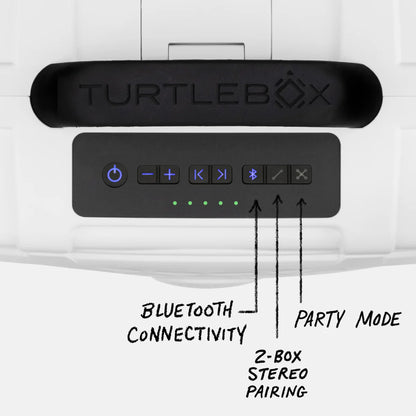 Turtlebox GEN3 Waterproof White Speaker