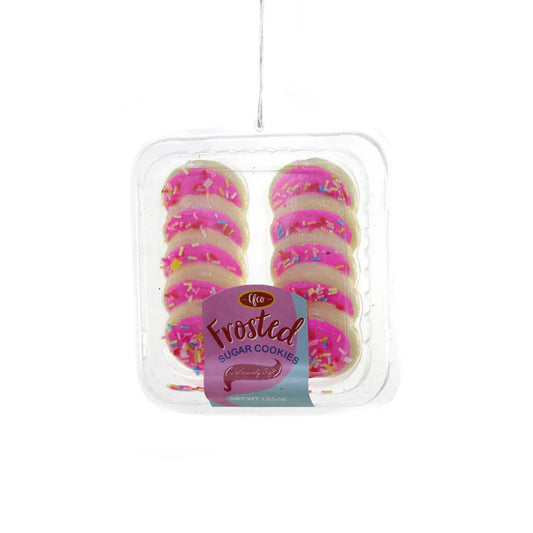 Deliciously Soft Sugar Cookies Pink Ornament