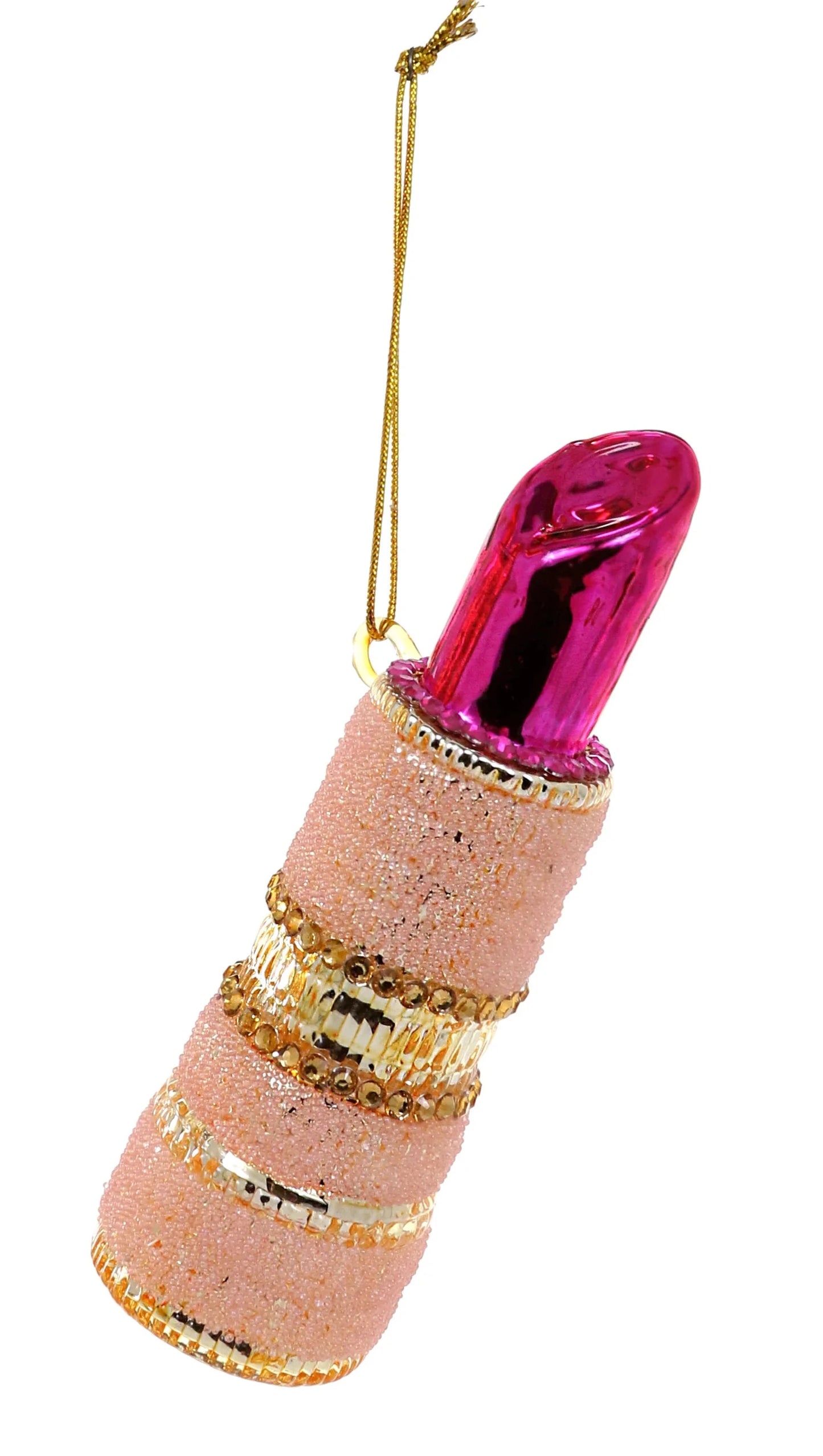 Lux Lipstick Pink Ornament