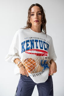 Kentucky Malone White Sweatshirt