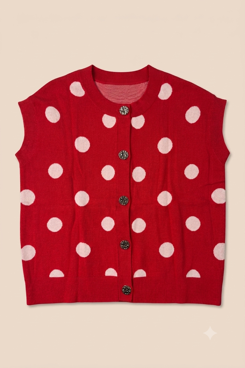 Dotted Detail Top
