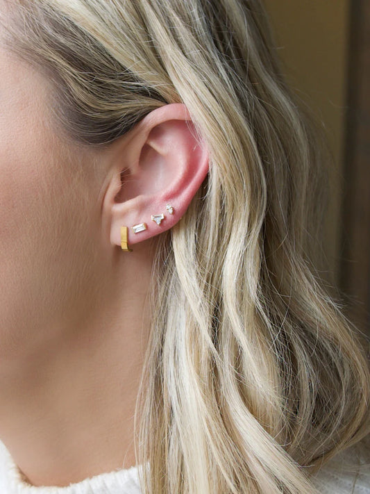Zen J Gold Earrings