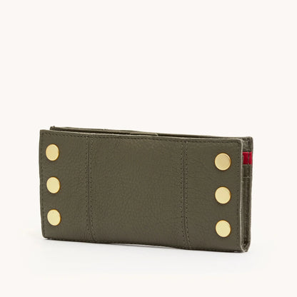 110 North Olive Brushed Gold Wallet