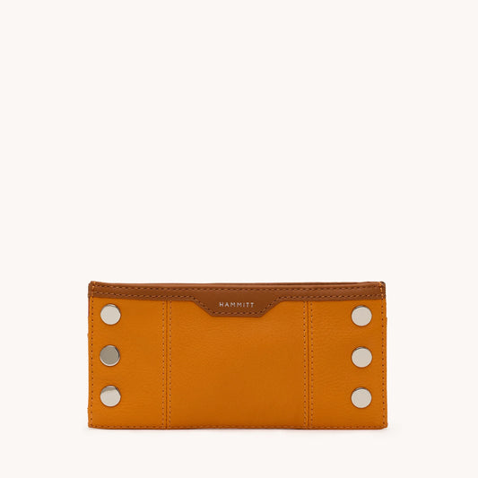 110 North Tailored Tangerine/Silver Wallet