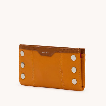 110 North Tailored Tangerine/Silver Wallet