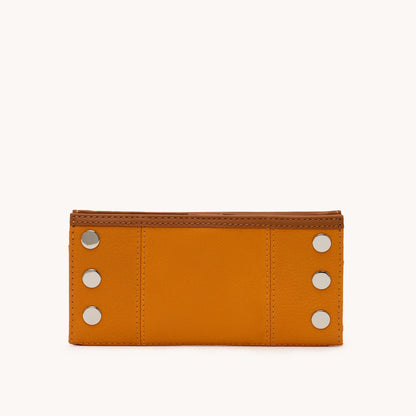 110 North Tailored Tangerine/Silver Wallet