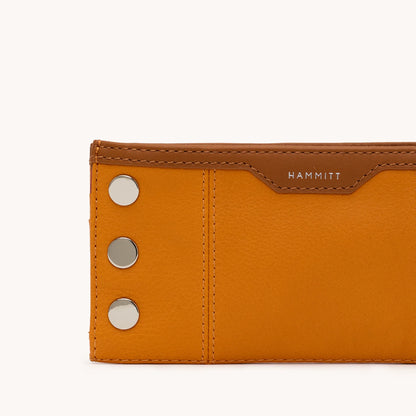 110 North Tailored Tangerine/Silver Wallet