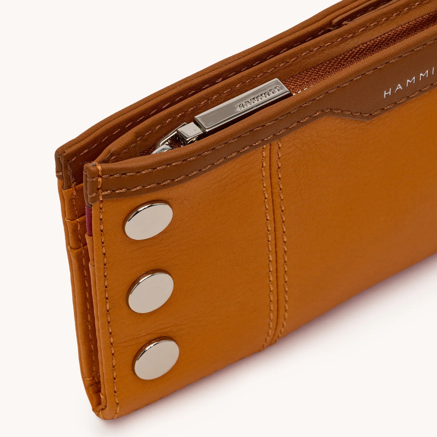 110 North Tailored Tangerine/Silver Wallet