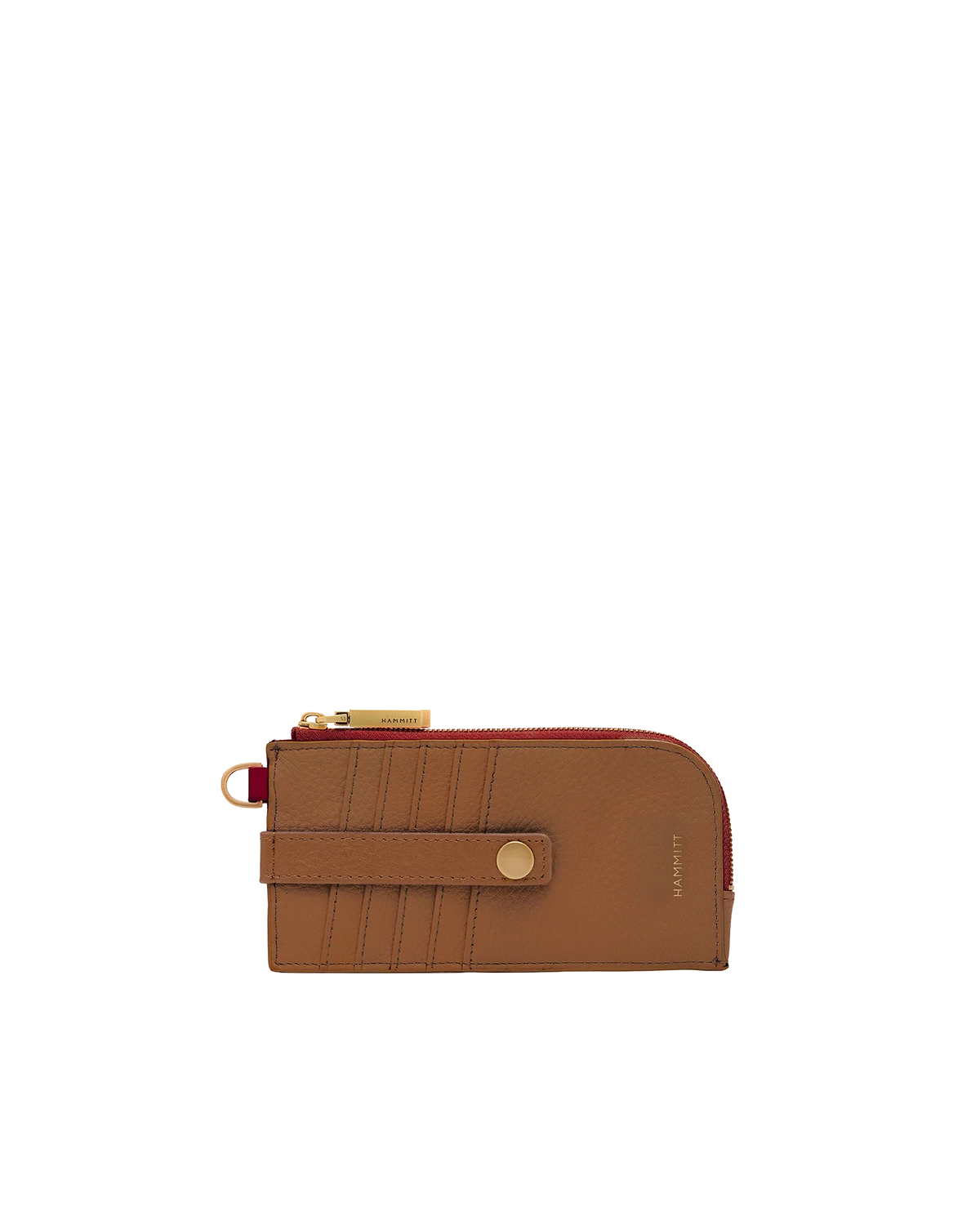 210 East Mahogany Pebble/Brushed Gold Wallet