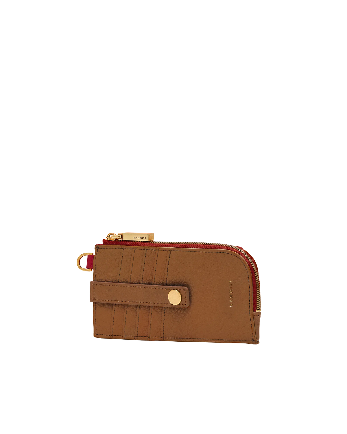 210 East Mahogany Pebble/Brushed Gold Wallet
