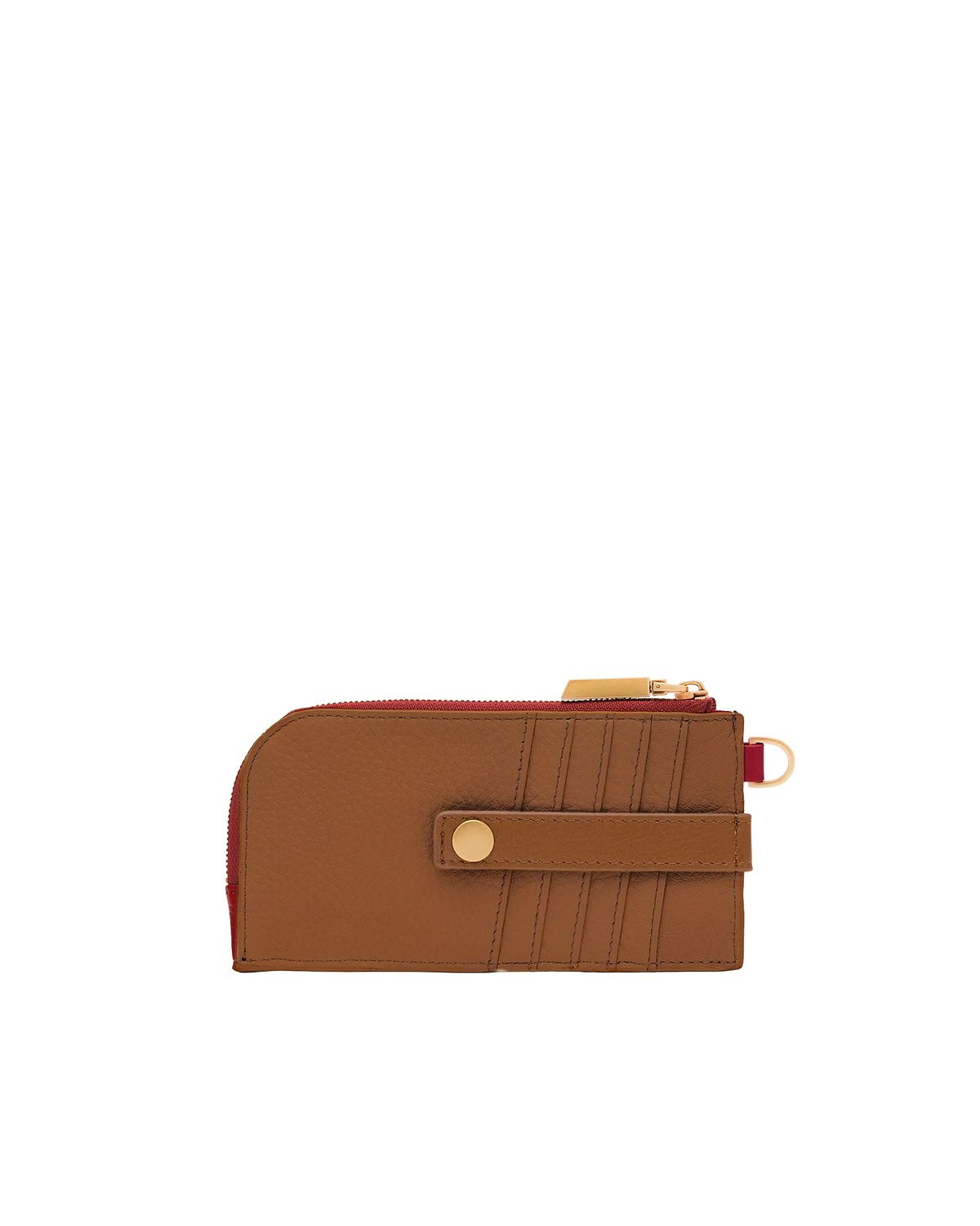 210 East Mahogany Pebble/Brushed Gold Wallet